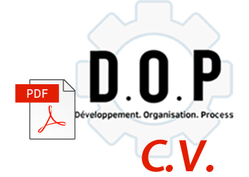 Logo DOP avec icône pdf