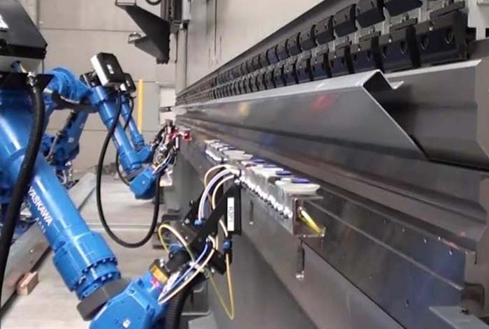 Ilôt robotisé de pliage automatisé