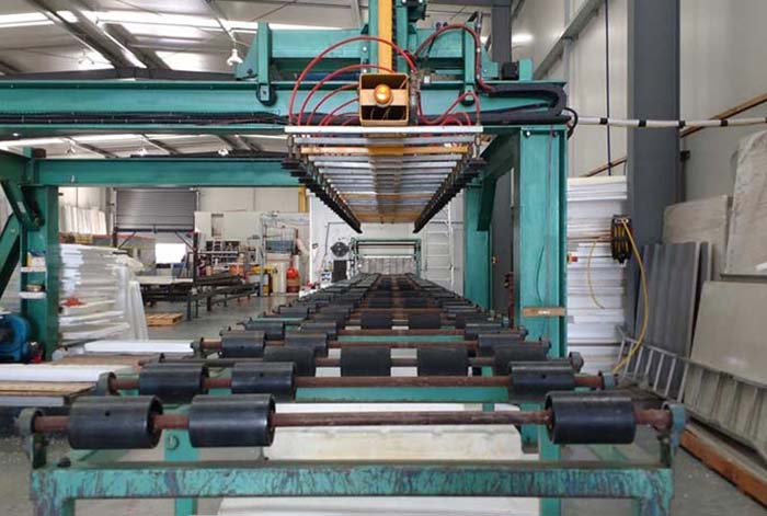 Partie d'une ligne de production